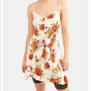 Free People floral mini dress
